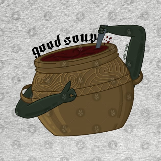 Pot Goblin Good Soup Elden Ring by HofDraws